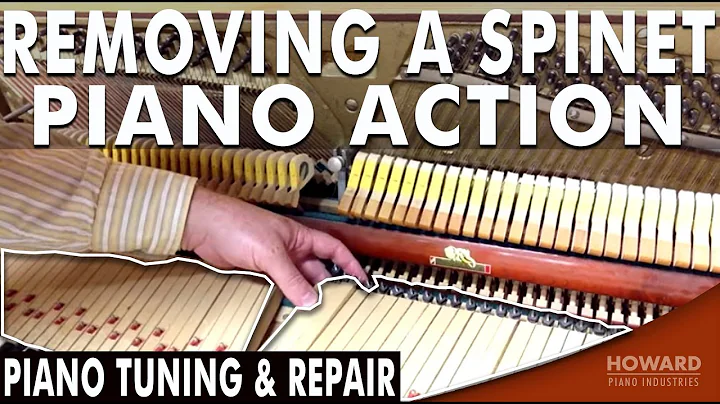 Removing A Spinet Piano Action - Piano Tuning & Re...