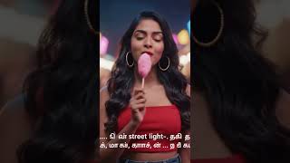 Neon Night Flirt Tamil Girl Owning The Street Market Vibe