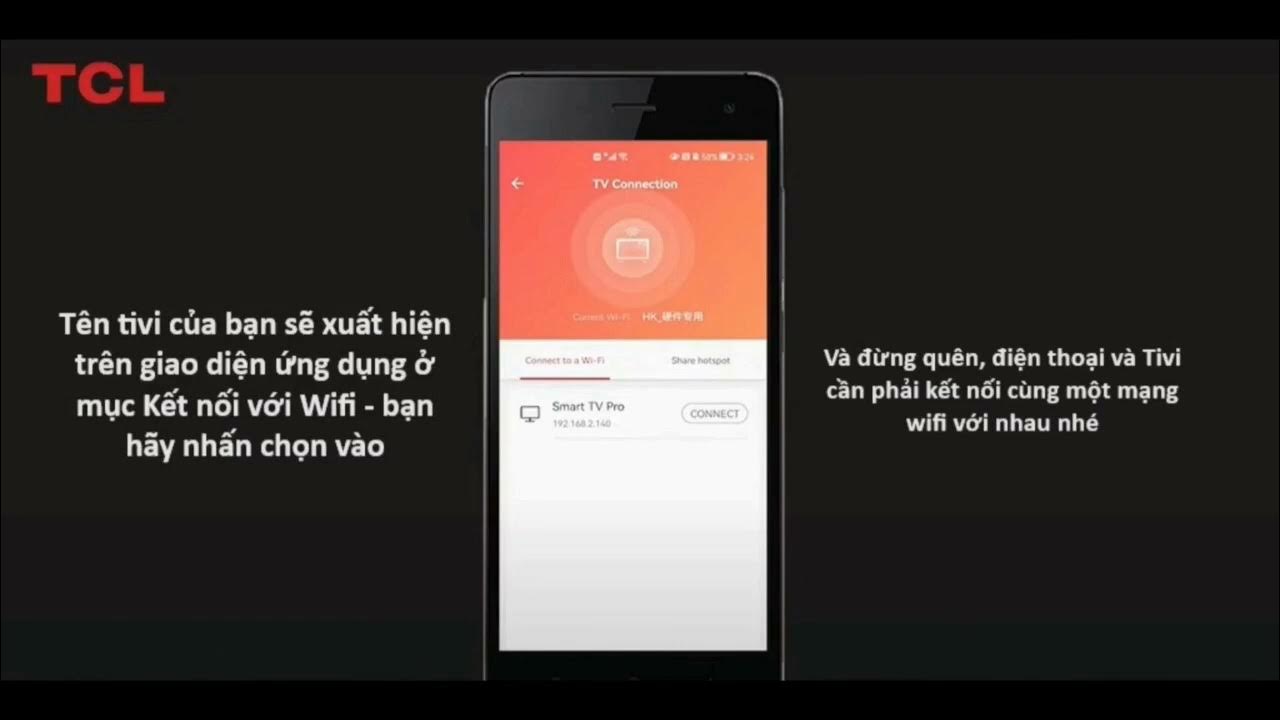 HƯỚNG DẪN ĐIỀU KHIỂN TIVI TCL BẰNG ỨNG DỤNG 