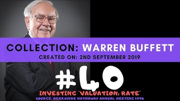 Warren Buffett: The Right Discount Rate to Calculate Intrinsic Value | BRK 1996【C:W.B Ep.40】