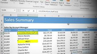 Practice Video: Error Checking - Excel Skills for Business: Intermediate II