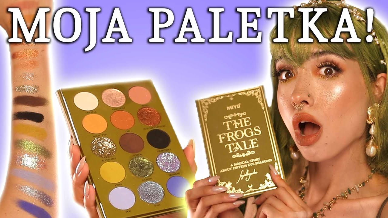 MOJA WŁASNA PALETA! 🐸 swatche i jak to użyć