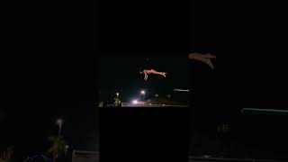 Valarie Williams Swan Dive From High Dive