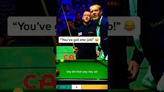 Mark Allen Teases the Referee 😂🤣🎱#markallen#snooker#snookerhighlights#snookerfunny#refereereaction