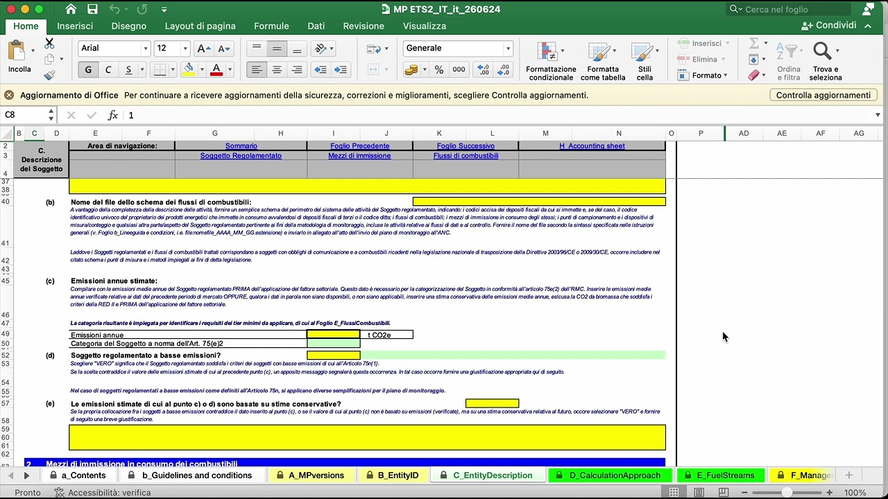 ETS2 - Il Piano di Monitoraggio