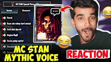 SNAX Epic Reaction On MC Stan Mythic Voice Pack😂