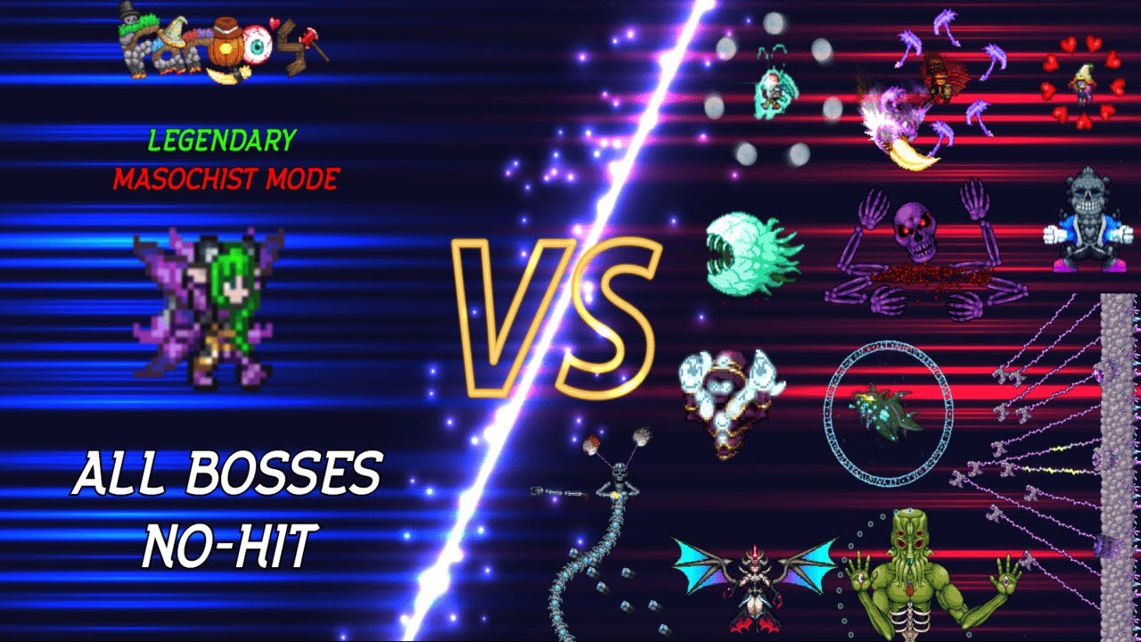 Terraria Fargo's Souls Mod | Cruel Ultimate Masochist (Legendary) - All Bosses No-Hit