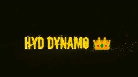 My new intro // as HYD DYNAMO // videos comming soon