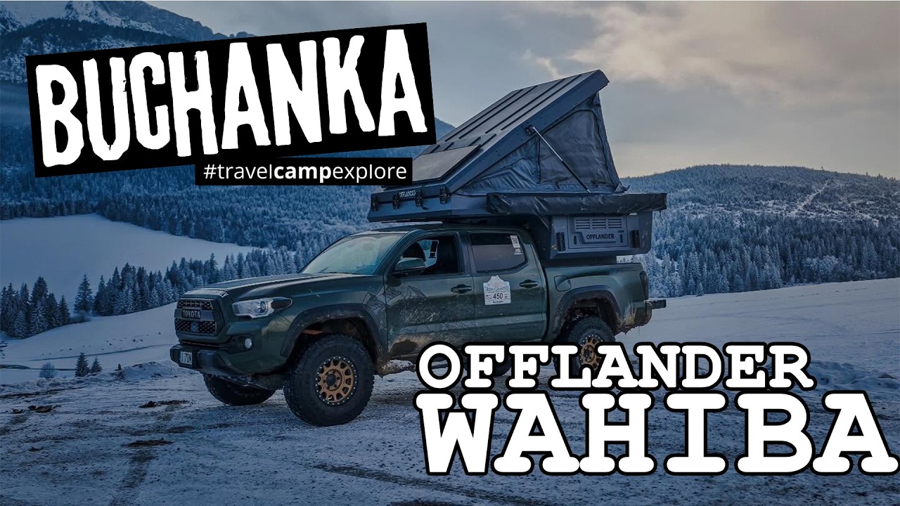 Toyota Tacoma + Offlander Wahiba w zimowej Transcarpatii 2026 – test zabudowy w prawdziwym terenie!