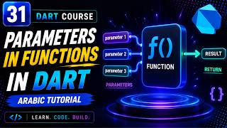 Parameters in functions in Dart | Arabic Tutorial