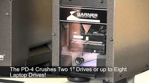 Garner DDR-1 Degauss, Destroy and Recycle System