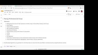 Class 2: Numpy | Machine Learning Bootcamp