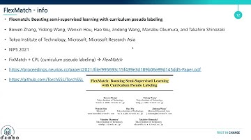 [Flexmatch: Boosting semi-supervised learning with curriculum pseudo labeling] - 설명 FlexMatch