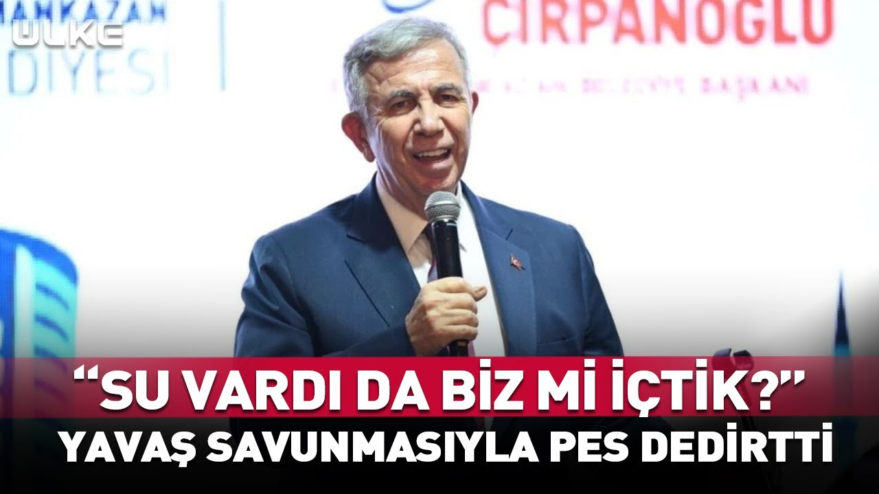 Mansur Yavaş Su Savunmasıyla Pes Dedirtti! 