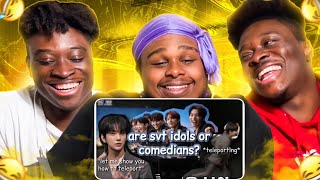 Are seventeen idols or comedians?(funny moments) Reaction!