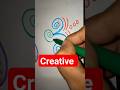 Creative Drawing #art #how #new #shorts