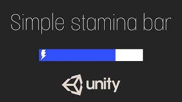 Simple STAMINA BAR in Unity 2020 | Beginner Tutorial