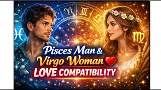 Pisces Man & Virgo Woman ❤️ Love Compatibility | Soulmate Bond or Hidden Challenge?