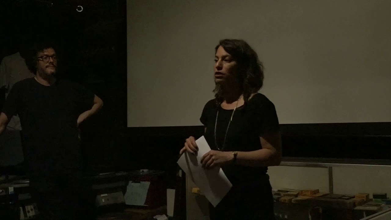 Malena Szlam performance, LA Filmforum April 21, 2018
