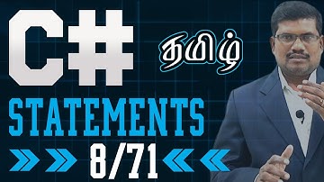 #8 Logical Statements in C# || C# in Tamil