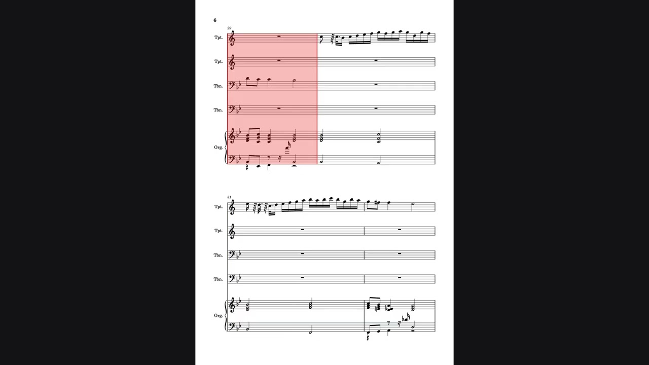Johann Christoph Pezel – Sonatina 63 Arranged for Brass