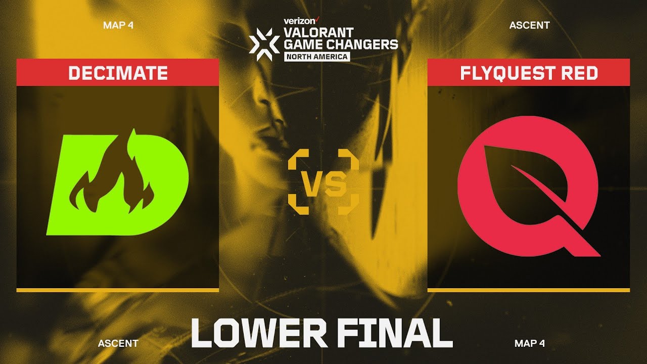Decimate vs FlyQuest RED -  Verizon Game Changers Series 1 Main Event - Lower Final - Map 4