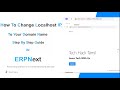 How To Change localhost IP to Your Domain Name Step By Step Guide in Erpnext || Tamil || ERPNext