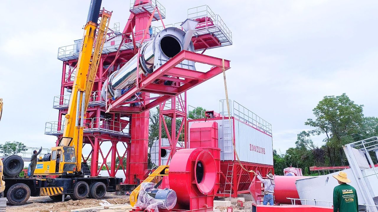 RAP Recycled Asphalt Mixing Plant (160TPH of Original Asphalt + 80TPH of Recycled Asphalt)
