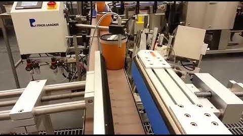 Automatic cup top surface and body wrap around labeling machine