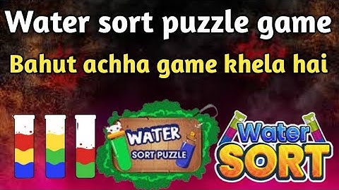 Water Sort Puzzle Sort Color ll 4 level mast game