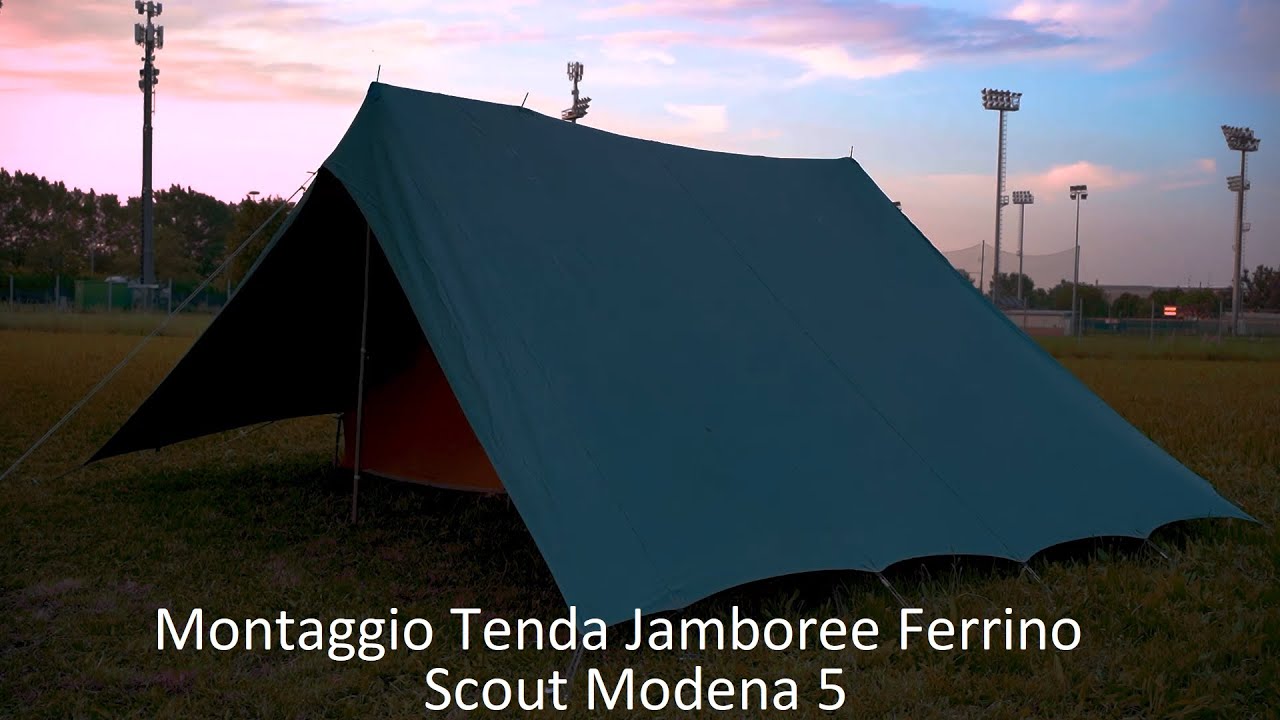 Montaggio Tenda Jamboree Ferrino - SCOUT MODENA 5 - YouTube