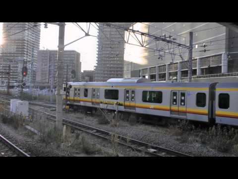 E233系8000番台N9編成 南武線川崎行き 川崎駅入線