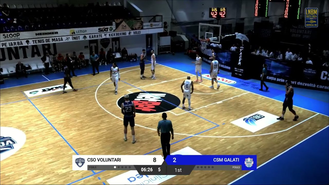 LNBM Getica 95 2023-2024: CSO Voluntari - CSM Galați