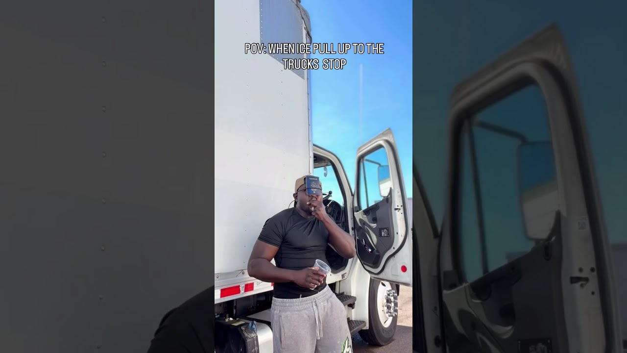 Yall not catching me slipping #ice #shortvideos #funnyvideos #truckdriver