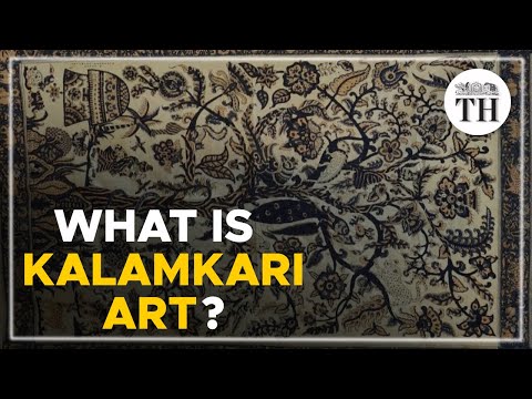 Vidéo: Par qui l'imprimé kalamkari a-t-il été créé ?