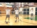 Middle Blocker Spiking FOOTWORK - How to SPIKE a Volleyball Tutorial