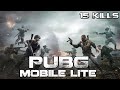 PUBG Mobile Lite - BattleRoyale Gameplay | 15 Kills | Solo Play | Viranga Map | Frost - LowSpecGamer