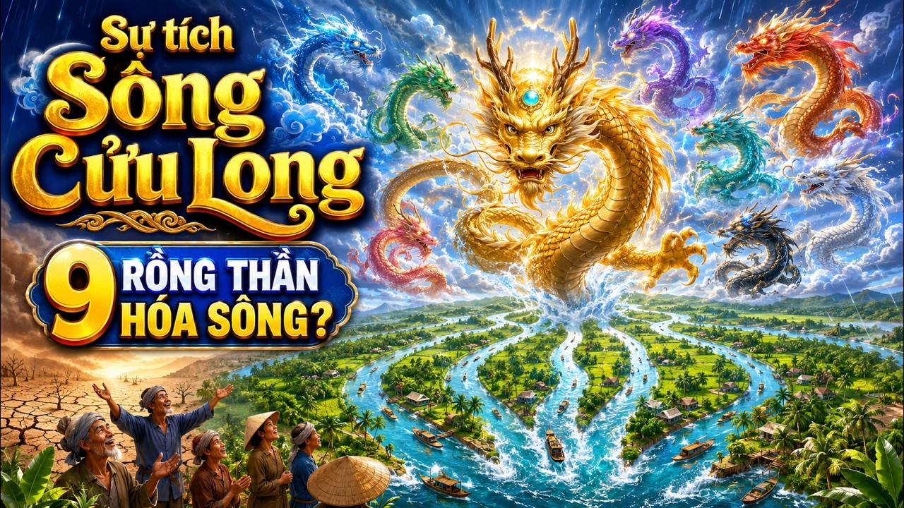 SỰ TÍCH SÔNG CỬU LONG: 9 Rồng Thần hóa sông ?! (Cổ Tích Việt Nam) | Hẻm ...