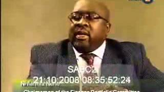 Fat black man breaks chair on live tv