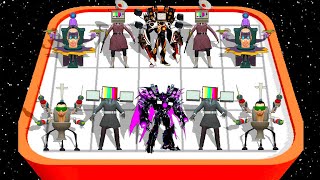 Merge Sink: Tv Man Toilet Monster X Merge Radio: Speaker Man Battle Strategy Gameplay screenshot 3