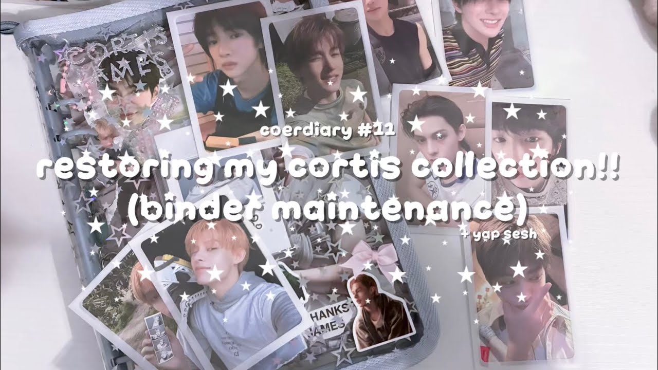 {COERDIARY #11} restoring my cortis collection! || organizing, storing new photocards, yap sesh ||