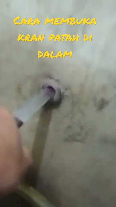 HOW TO OPEN A BROKEN FAUCET INSIDE #shorts #howtoopenabrokenfaucetinside