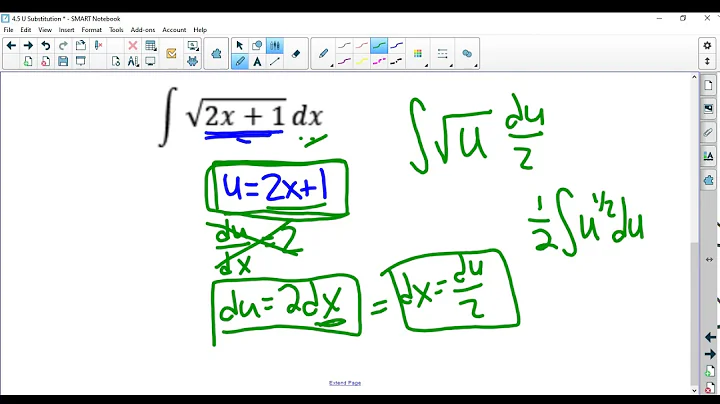 4.5 Integration by substitution part 1