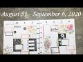Classic Happy Planner Catchall | August 31 -September 6, 2020