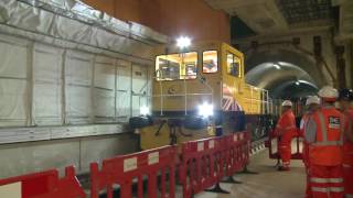 Crossrail milestone: Mayor makes first station to station journey as project reaches 75% complete