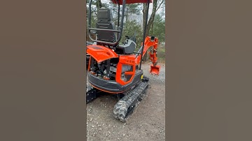 I bought a “2 ton” Chinese mini excavator with a Kubota Diesel. #homestead #excavator #diesel