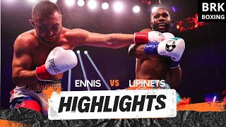 Jaron Ennis vs Sergey Lipinets | KNOCKOUT HIGHLIGHTS - BOXING FIGHT HD