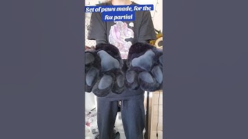 Just some hand paws I made #fursuitmaker  #fursuit #furry