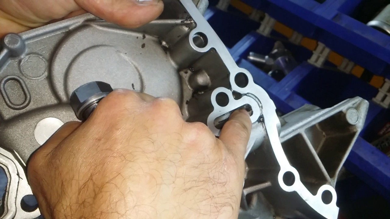 MB M156 hydraulic timing chain tensioner - YouTube