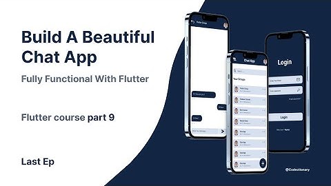 Flutter Chat App Tutorial Last-ep || Flutter course part 9 || #fluttertutorial #fluttercrashcourse